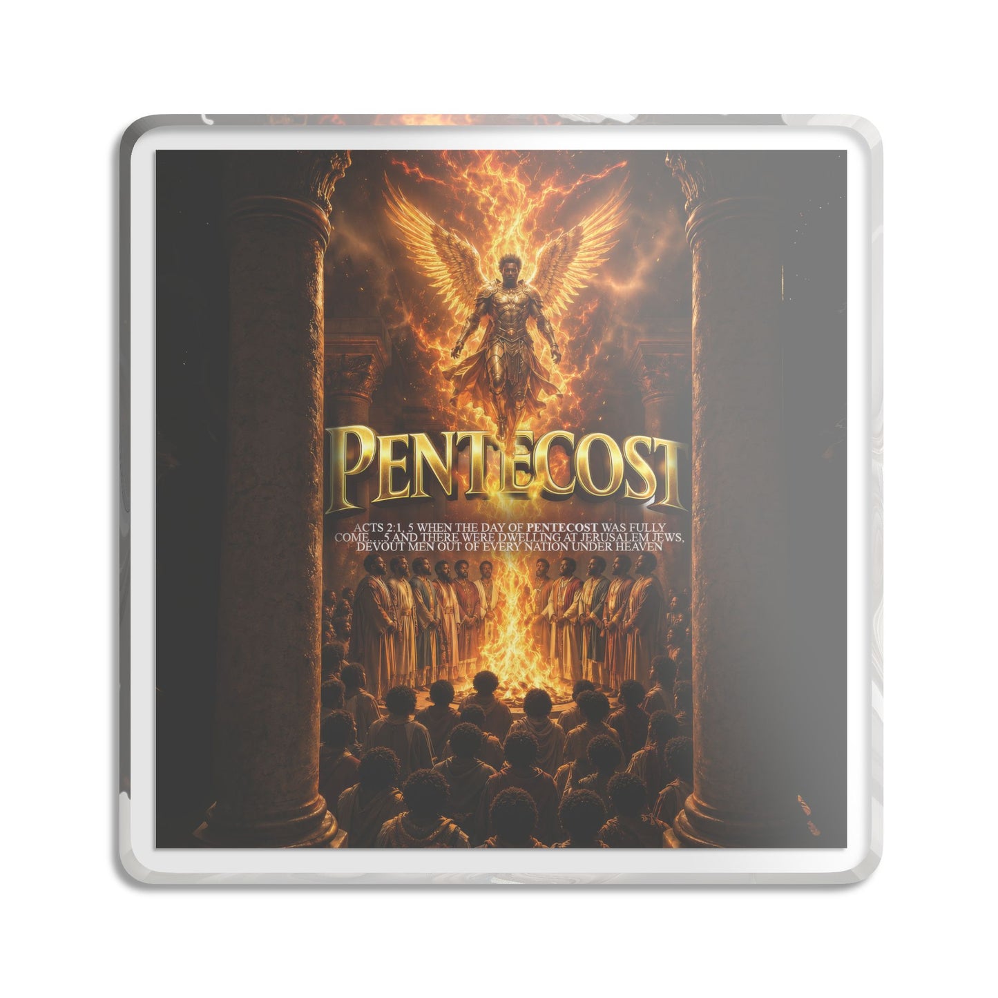 Pentecost (Acts 2:1,5) — Cutout Statue