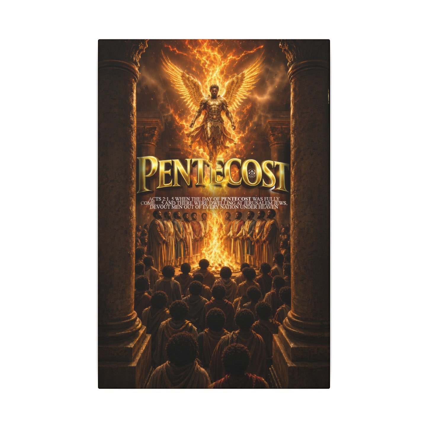 Pentecost (Acts 2:1,5) Canvas