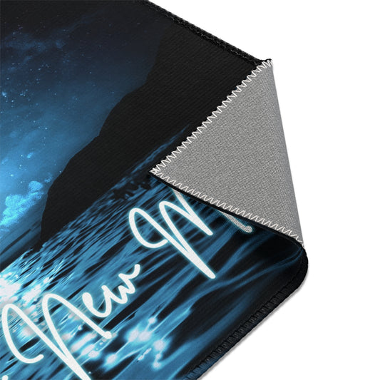 "Happy New Moon" Area Rug