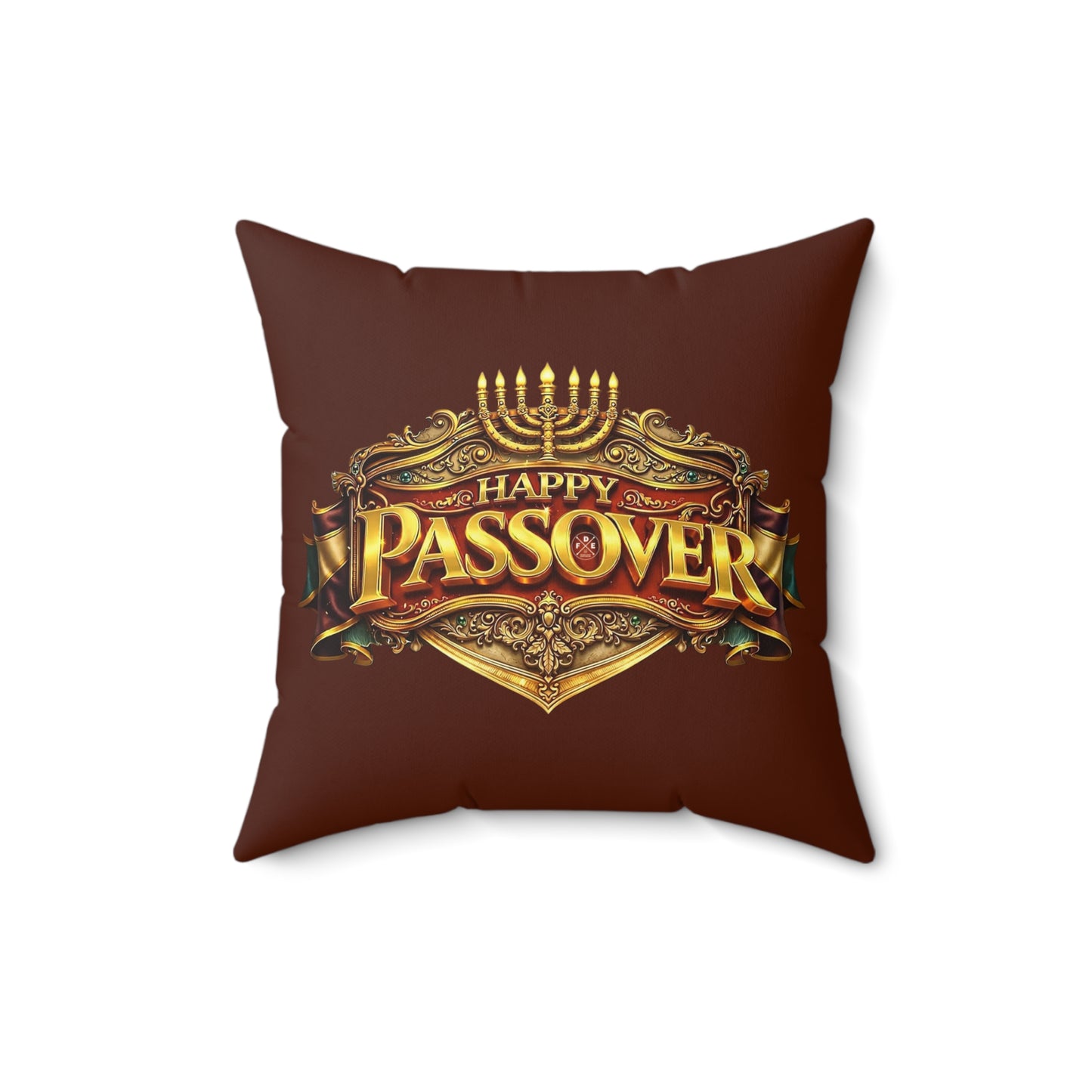 Happy Passover - Deep Covenant Plum - Throw Pillow