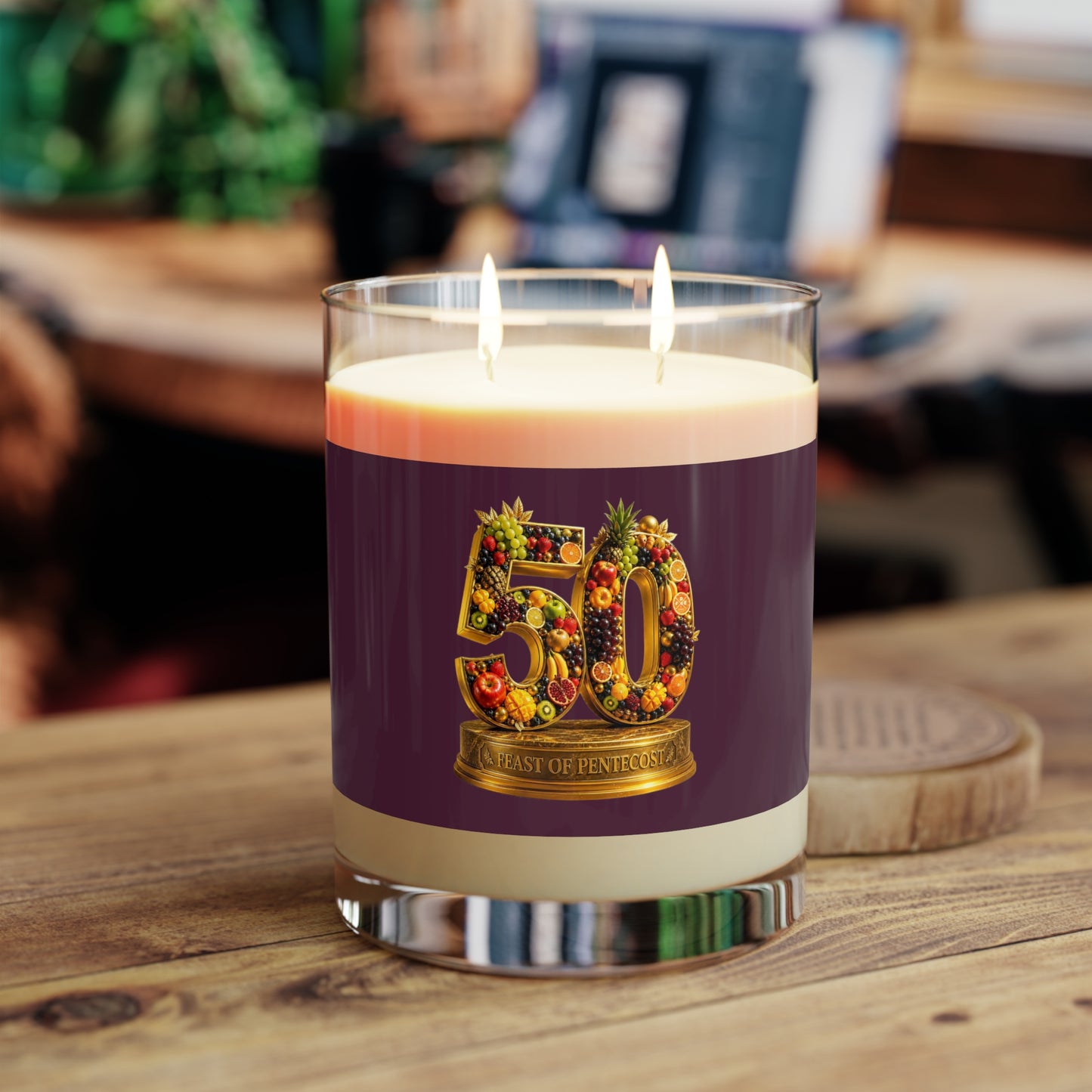 Feast of Pentecost (#50) - Blackberry Plum - Candle