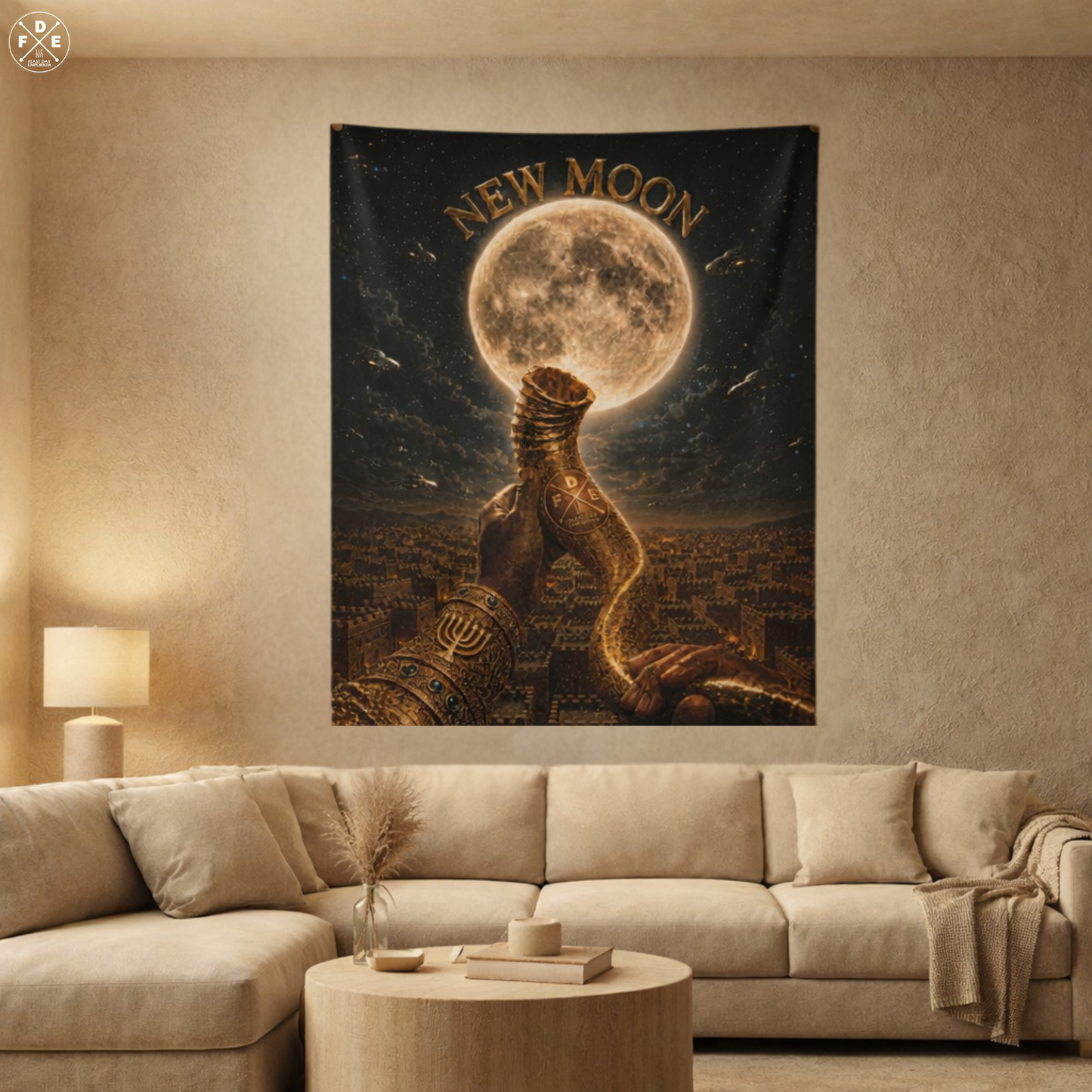 New Moon (w/ Shofar) - Tapestry