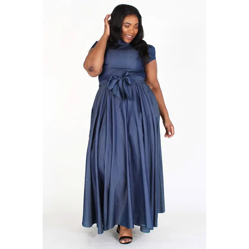 Denim Maxi Dress