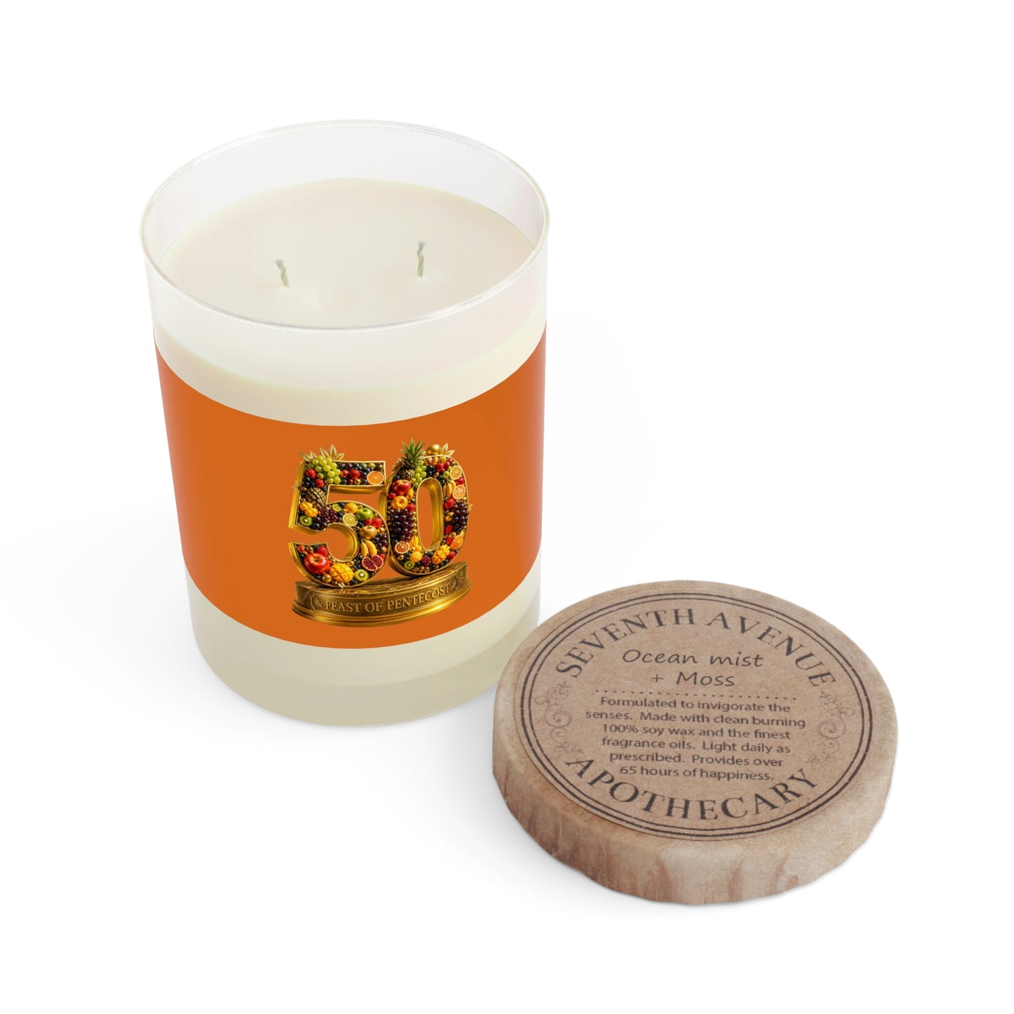 Feast of Pentecost (#50) - Citrus Flame - Candle