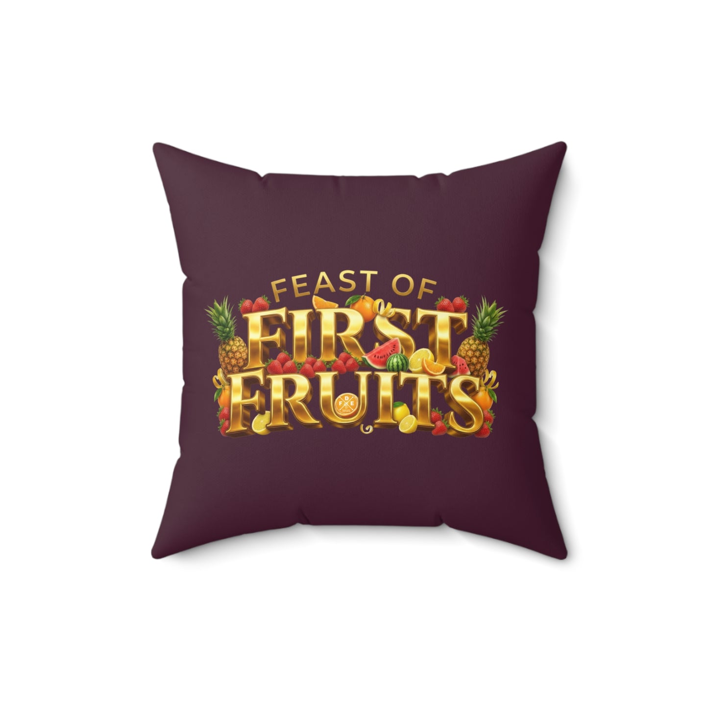 Feast of First Fruits - Blackberry Plum - Throw Pillow