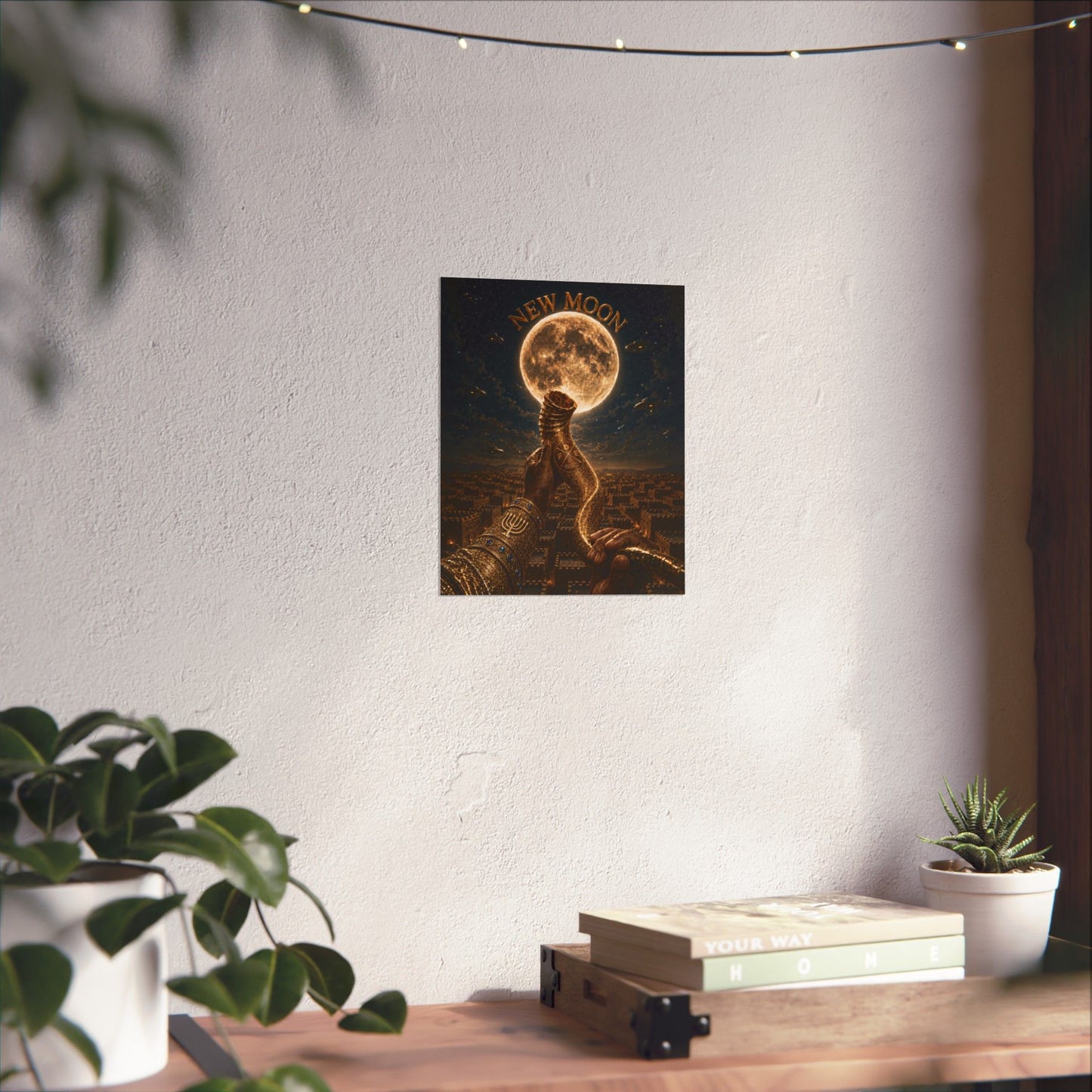 New Moon (w/ Shofar) Matte Poster