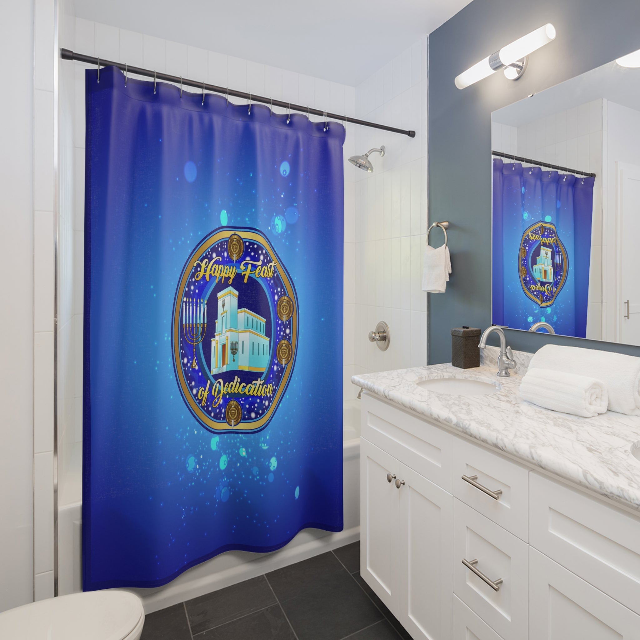 FoD -  Blue -  Shower Curtains