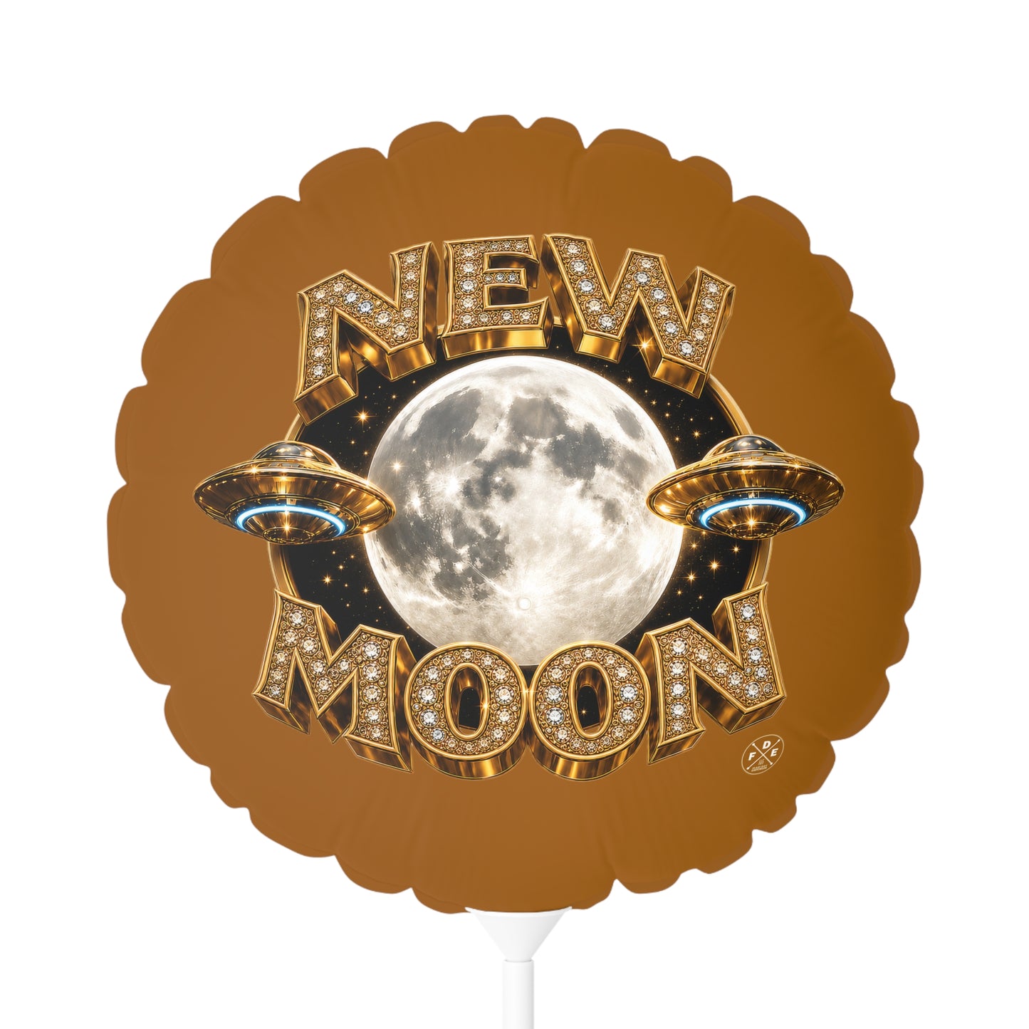 New Moon - Celestial Gold - Foil Balloon