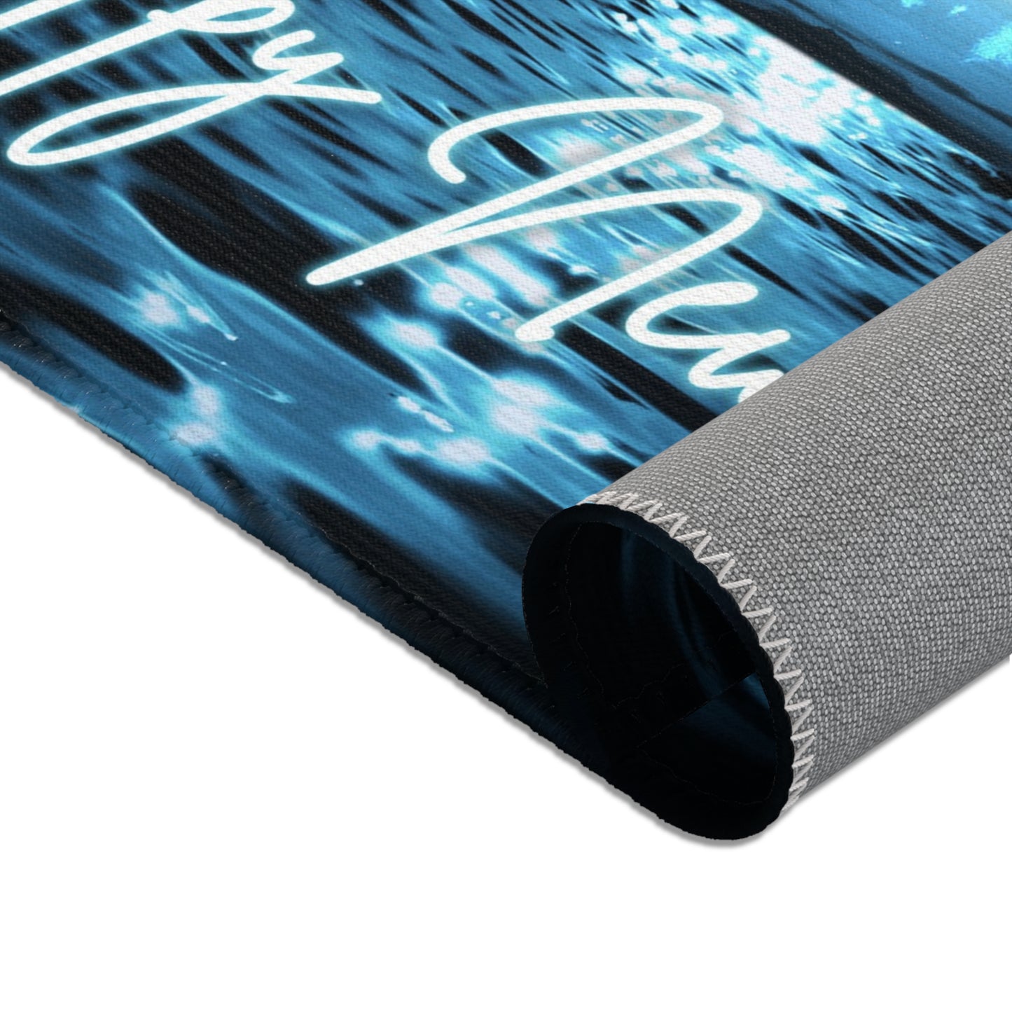 "Happy New Moon" Area Rug