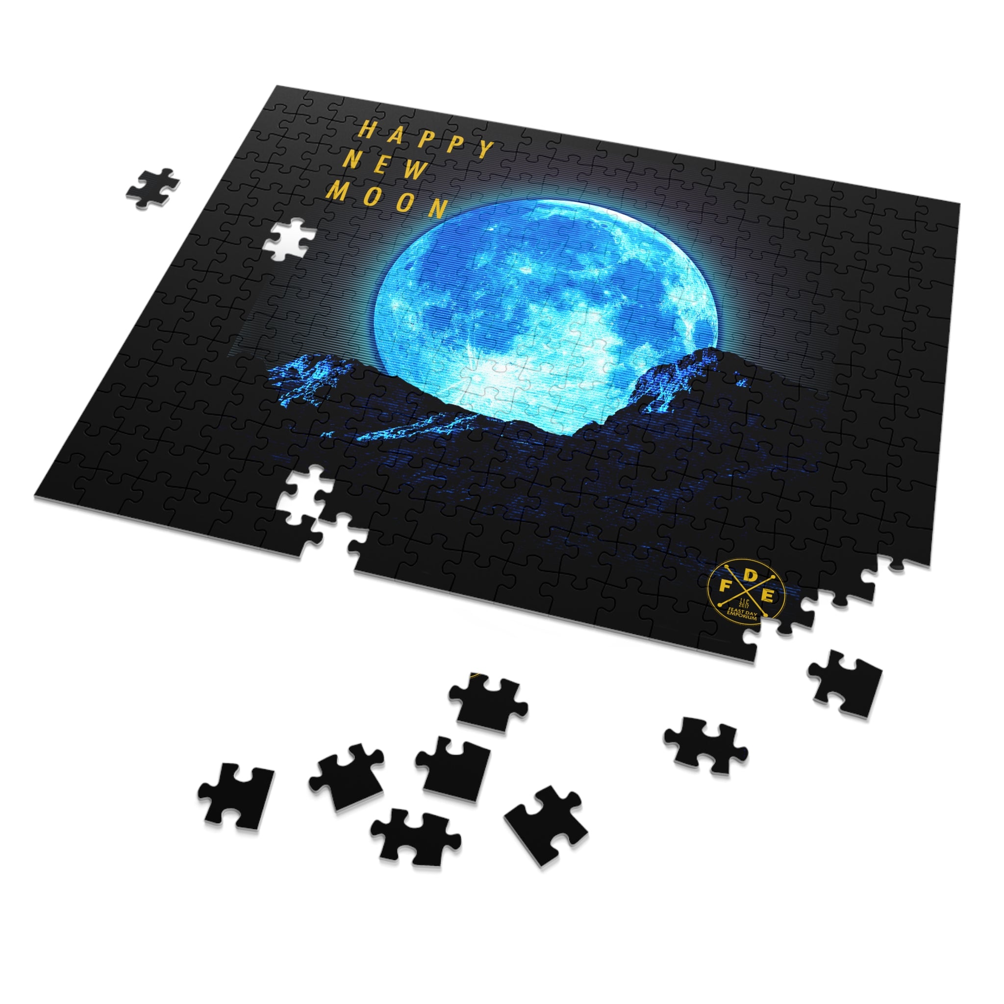 New Moon - Gold - Jigsaw Puzzle (30 or  252 -Piece)