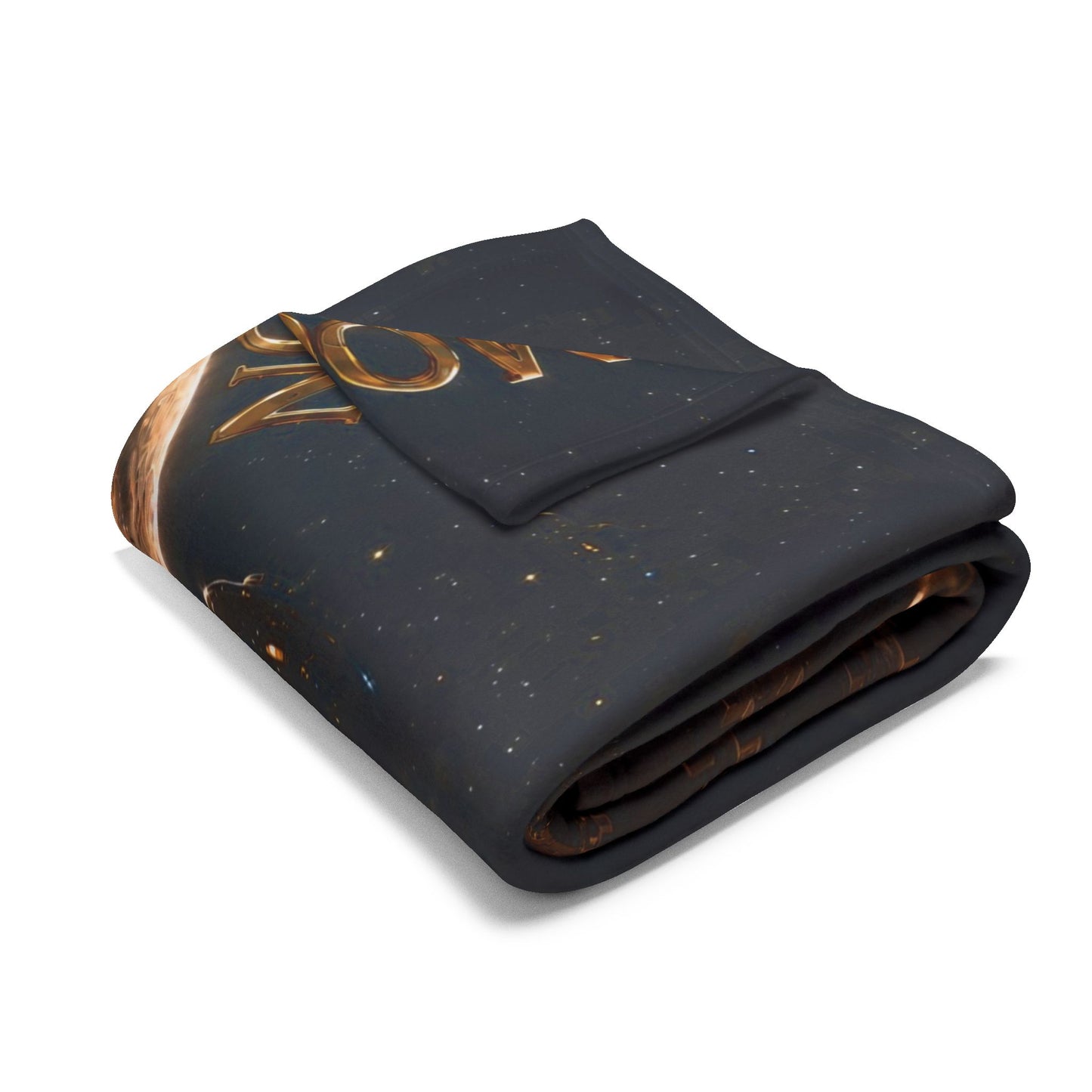 New Moon (w/ Shofar) - Fleece Blanket