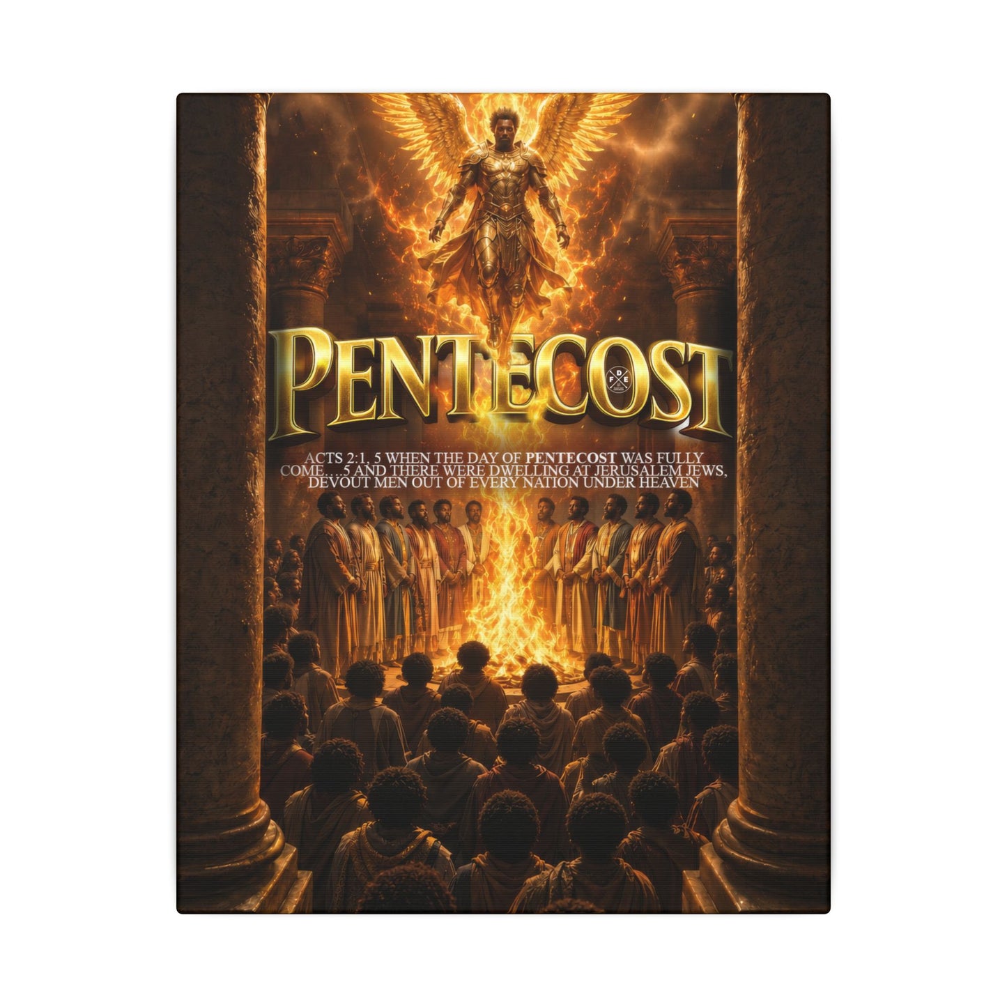 Pentecost (Acts 2:1,5) Canvas