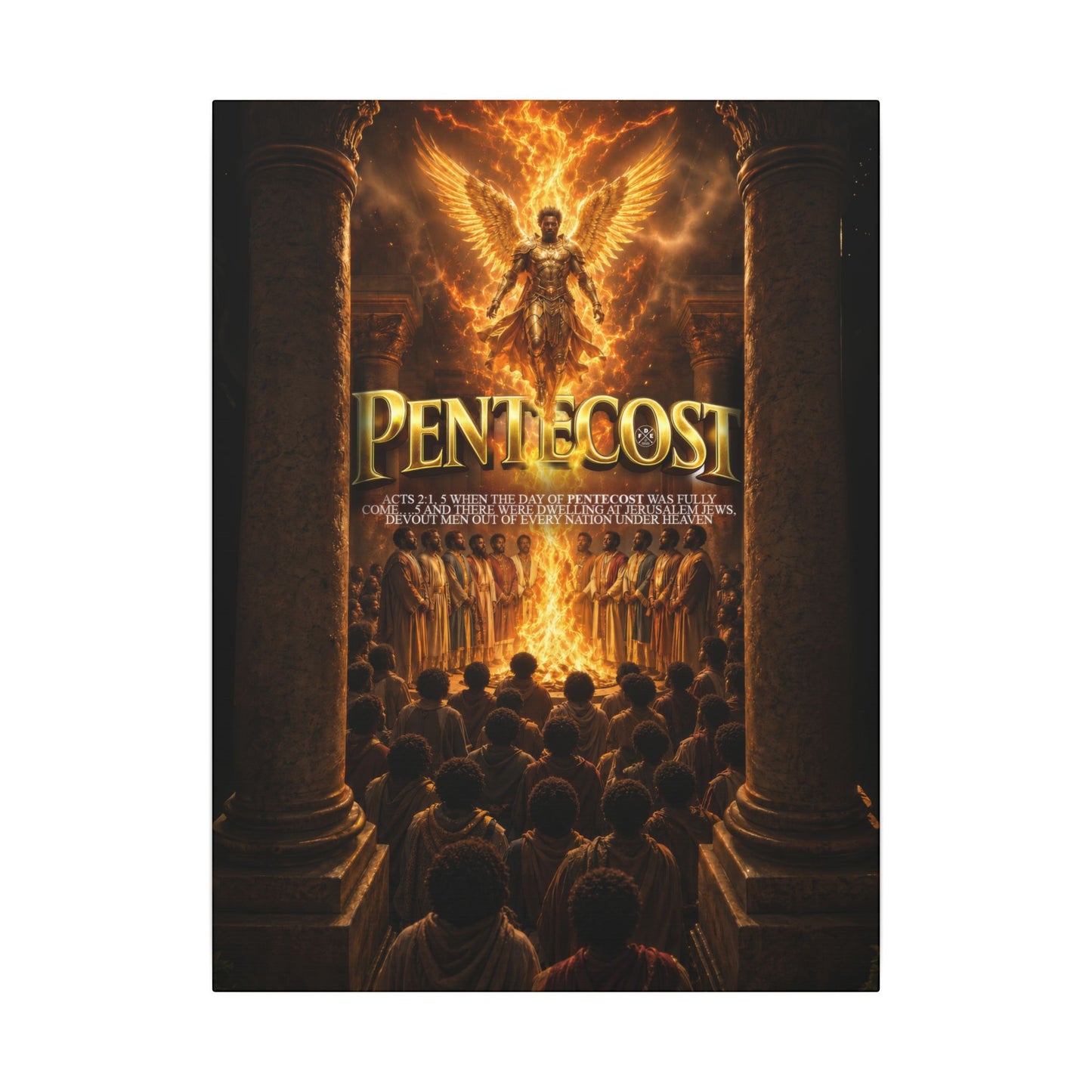 Pentecost (Acts 2:1,5) Canvas