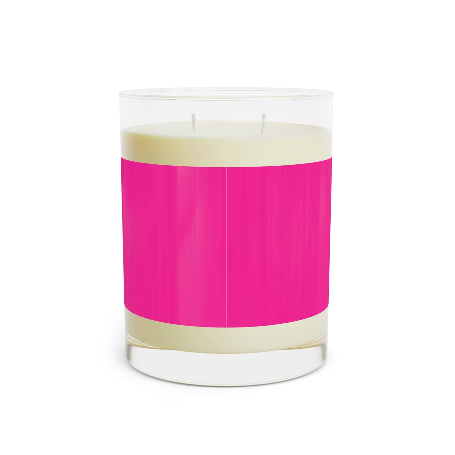 Pink & Colorful Purim Scented Glass Candle (11oz)