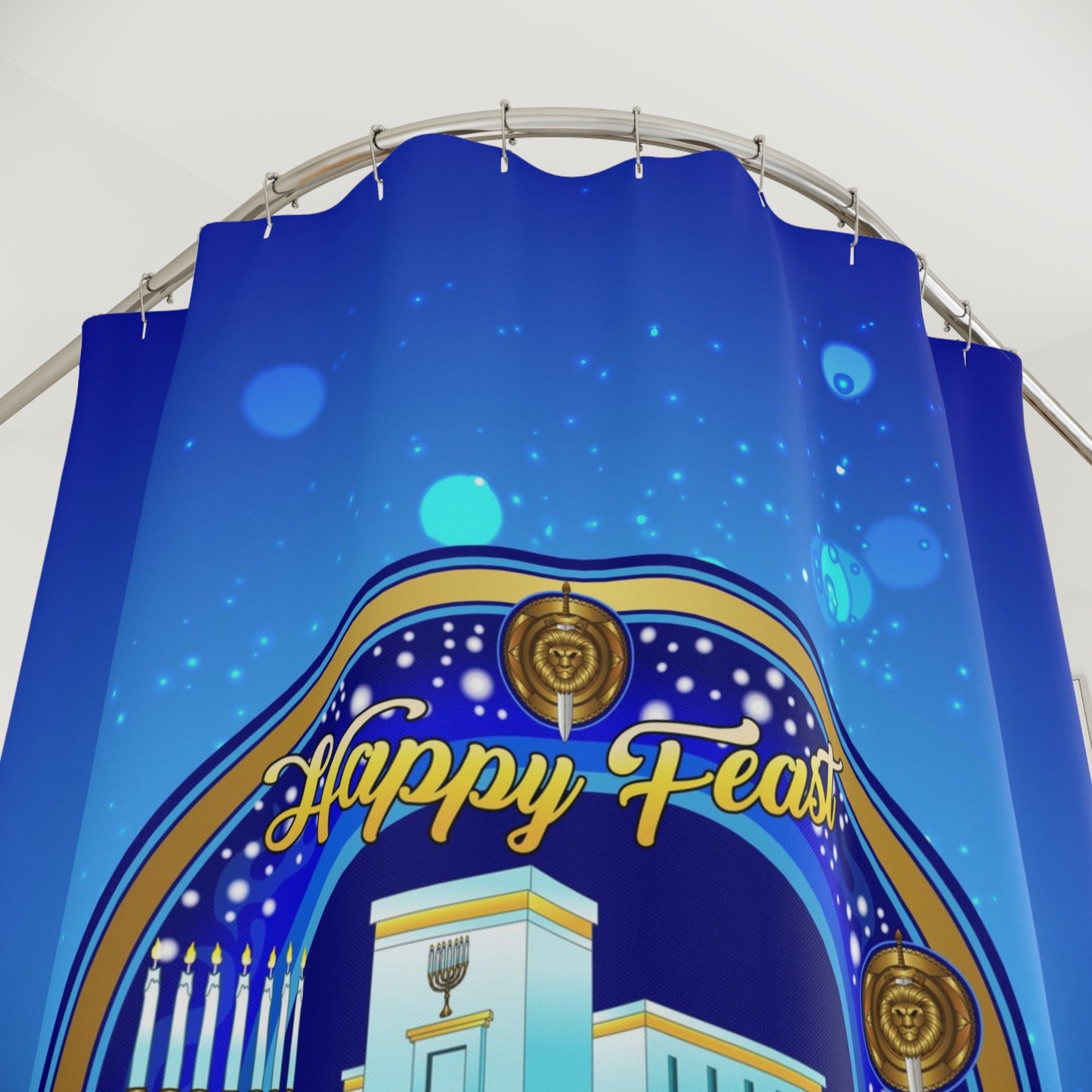 FoD - Blue - Shower Curtains