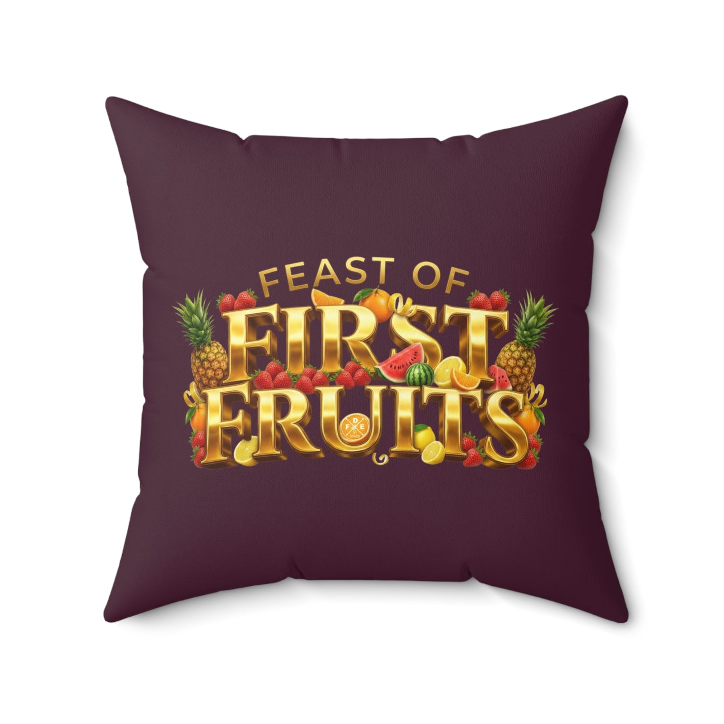 Feast of First Fruits - Blackberry Plum - Throw Pillow