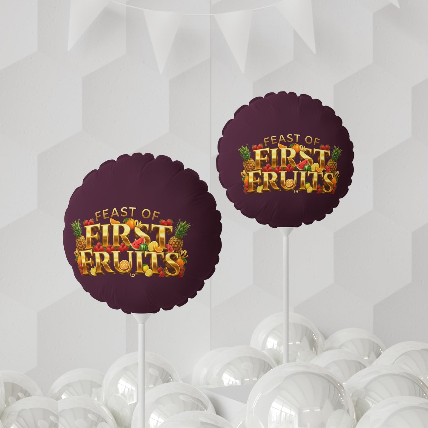 Feast of First Fruits - Blackberry Plum - Foil Balloon