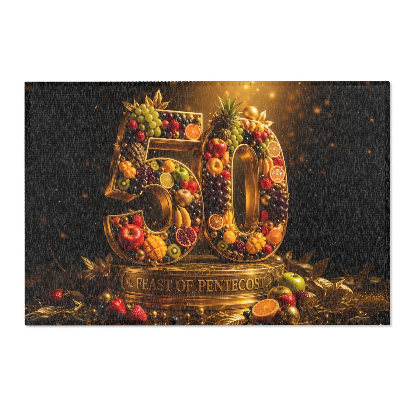 Feast of Pentecost (#50) Area Rug