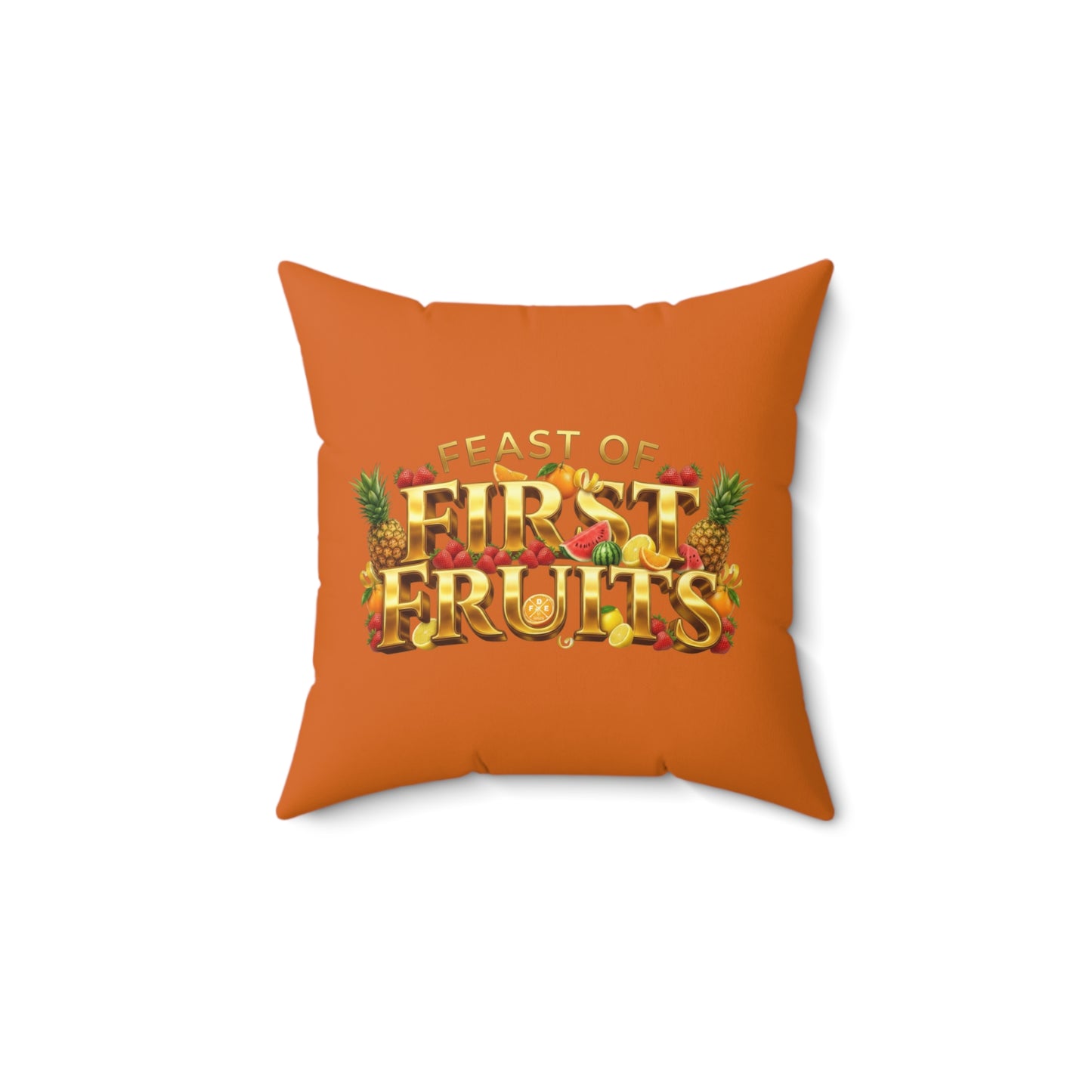 Feast of First Fruits - Citrus Flame - Throw Pillow