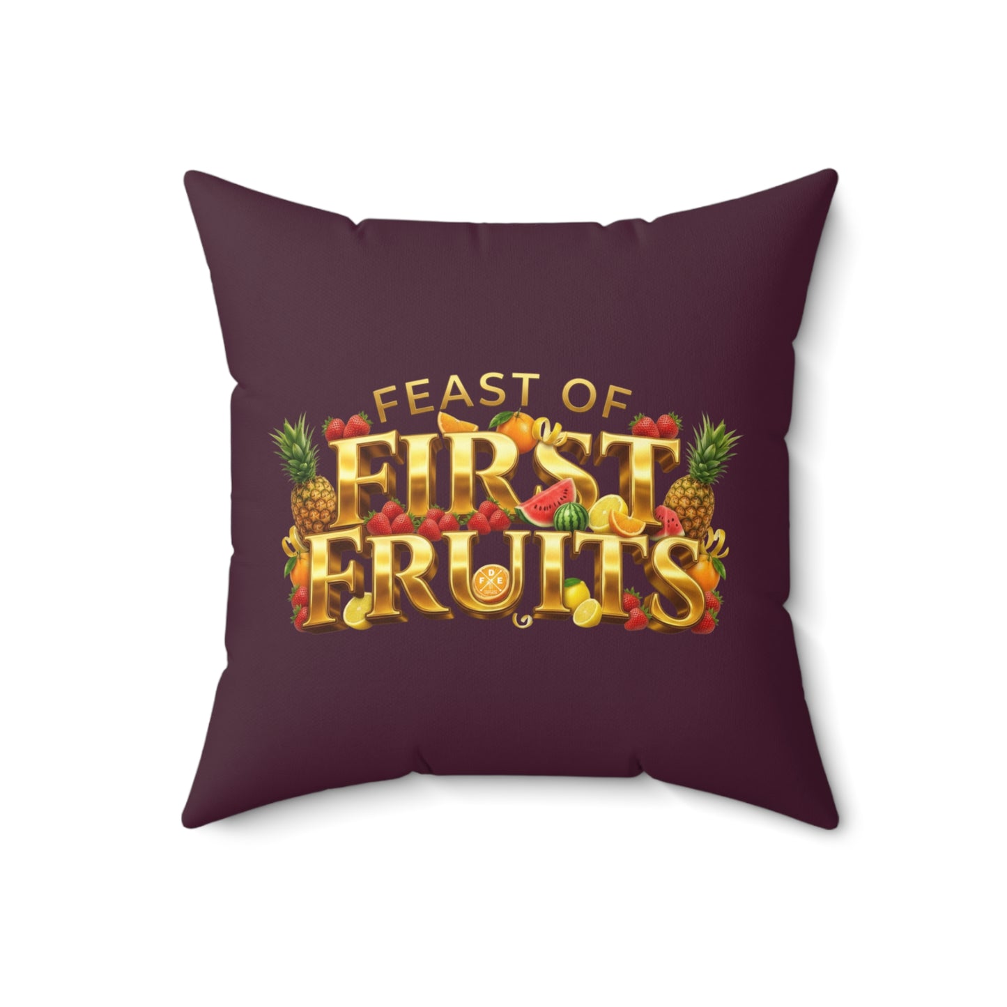 Feast of First Fruits - Blackberry Plum - Throw Pillow