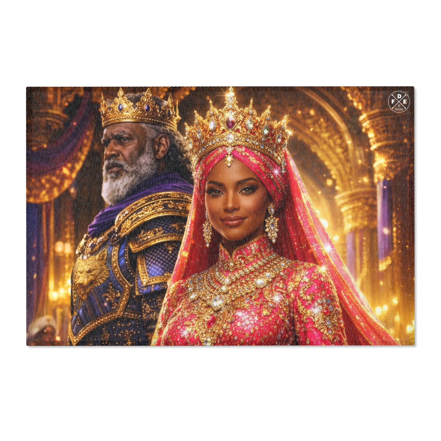 Esther & Mordecai (Purim) Area Rug