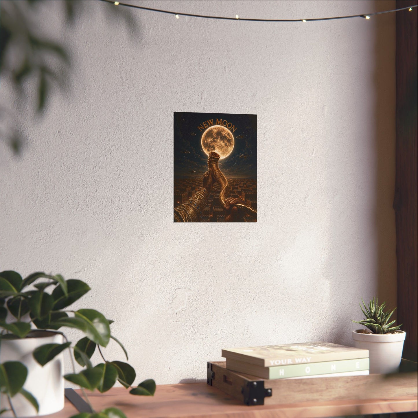 New Moon (w/ Shofar) Matte Poster