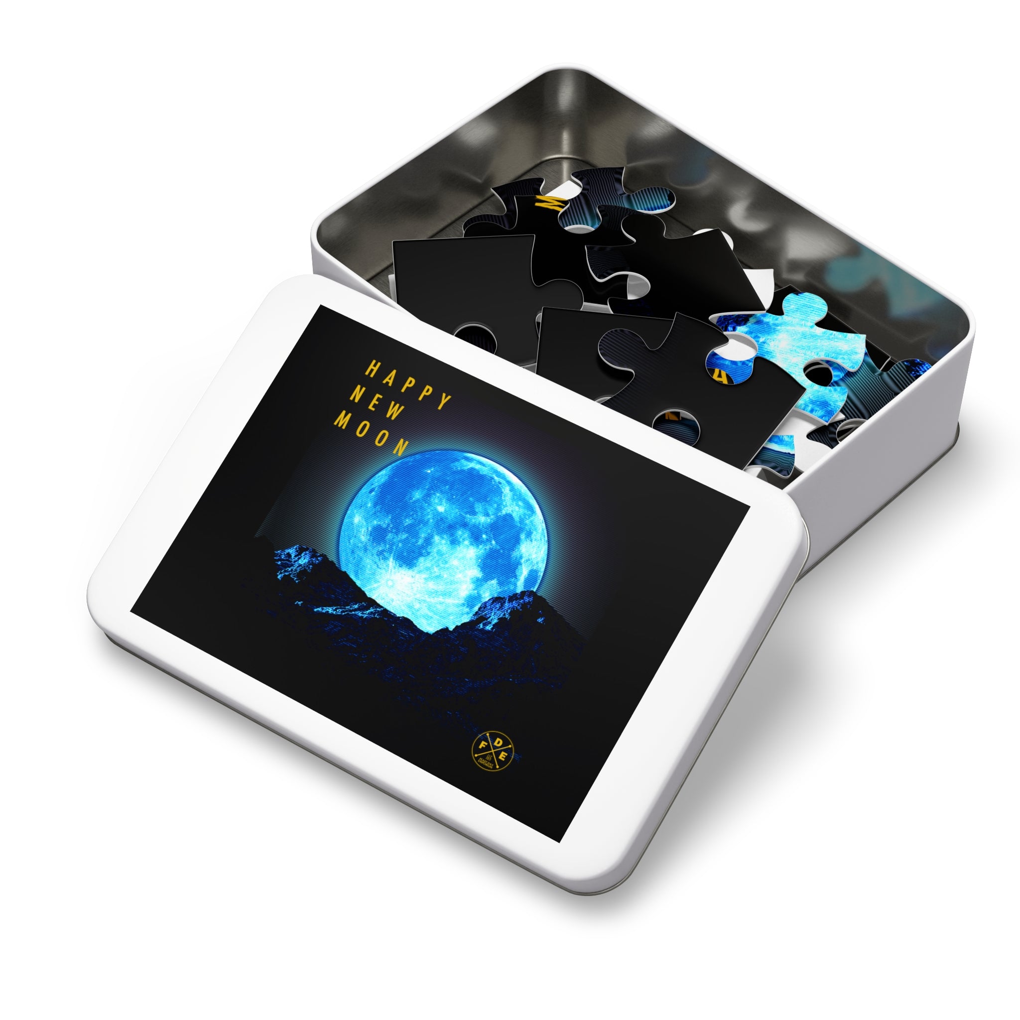 New Moon - Gold - Jigsaw Puzzle (30 or  252 -Piece)