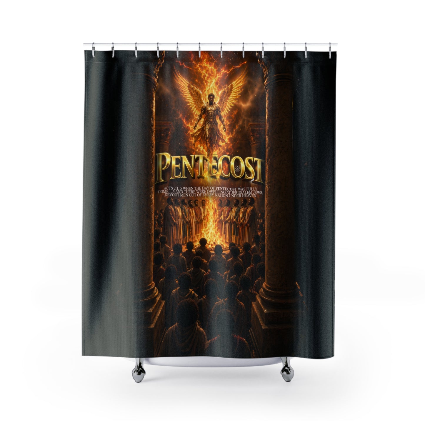 Pentecost (Acts 2:1,5) Shower Curtain