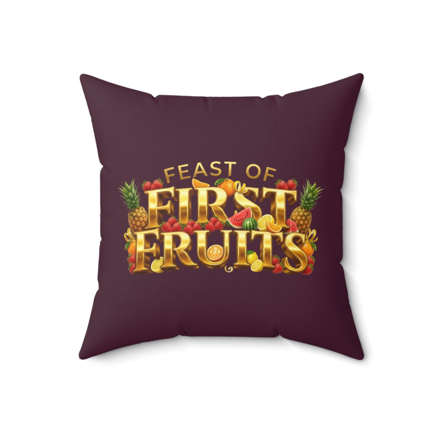 Feast of First Fruits - Blackberry Plum - Throw Pillow
