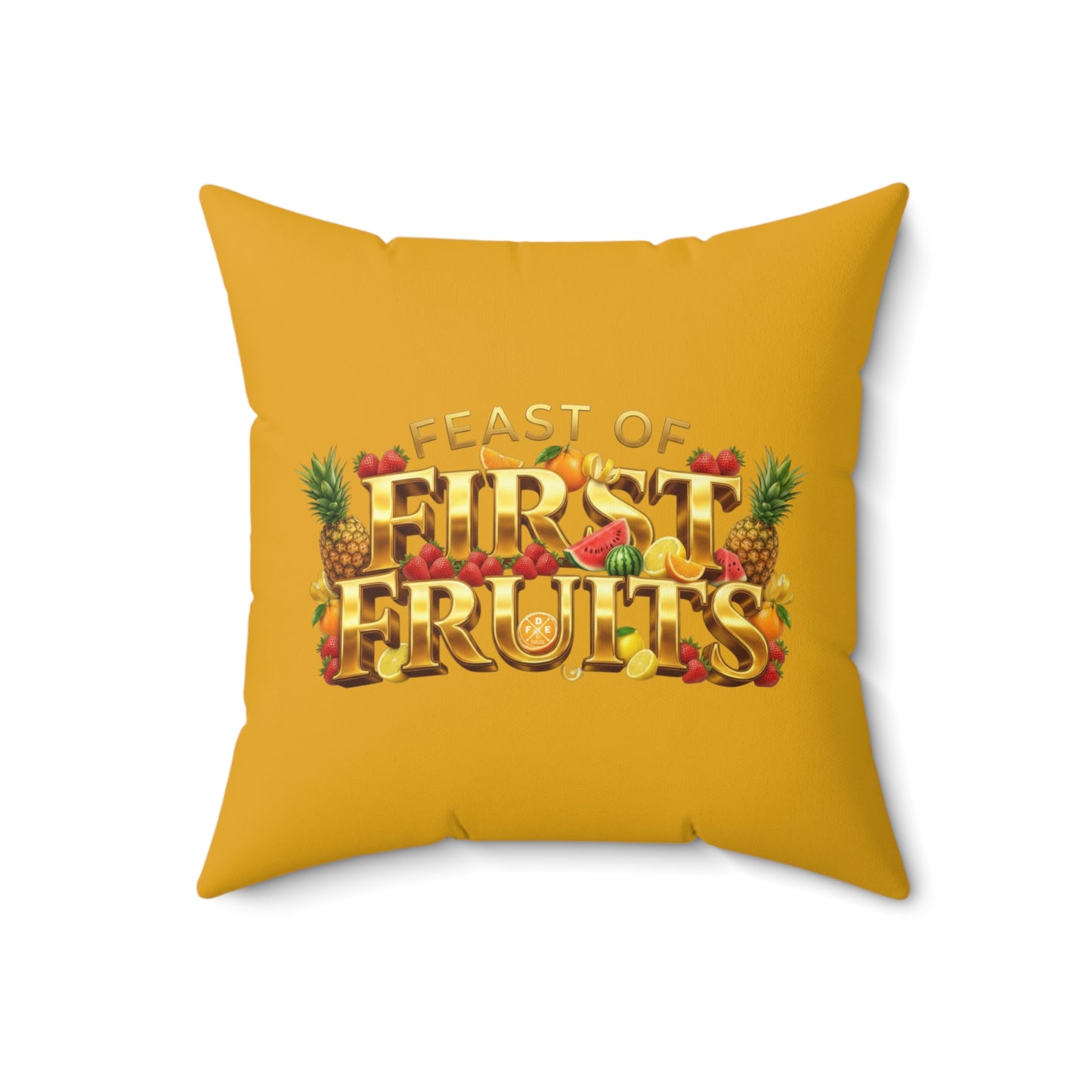 Feast of First Fruits - Golden Mango - Throw Pillow