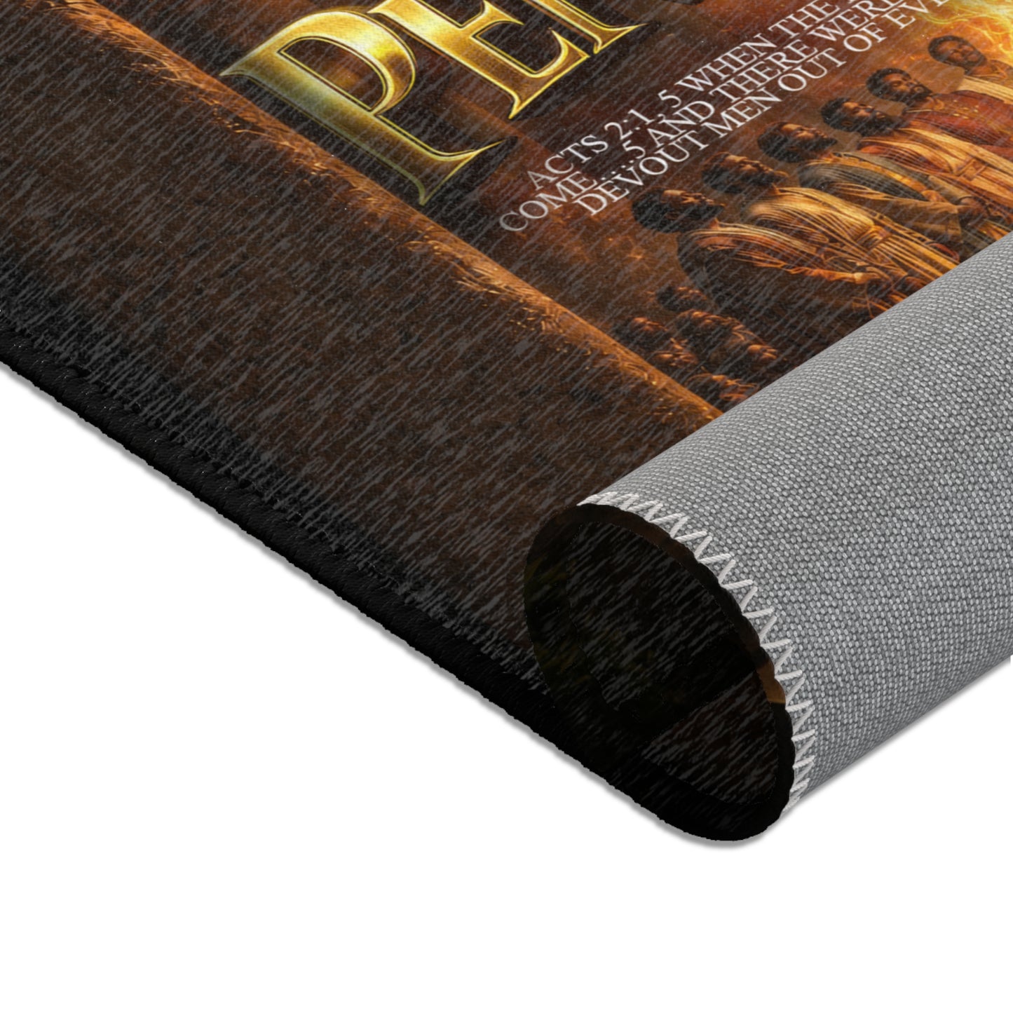 Pentecost (Acts 2:1,5) Vertical Rug