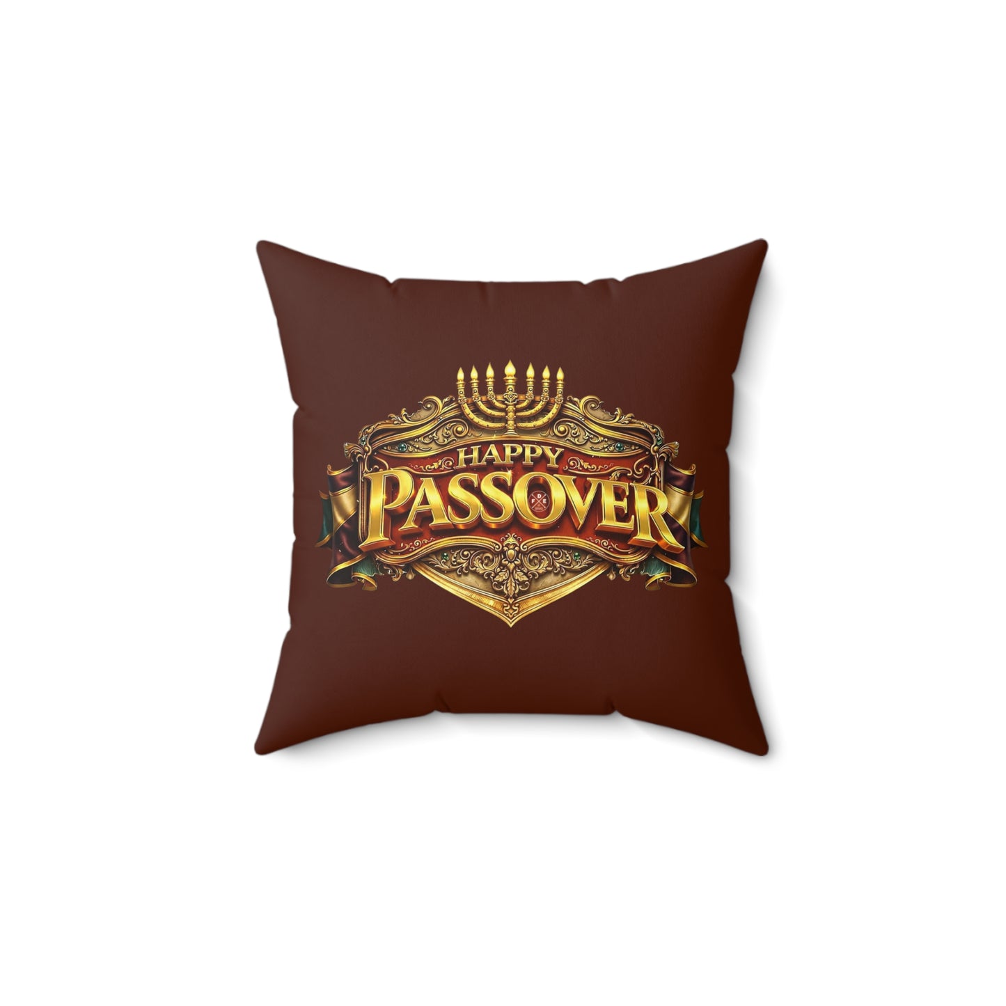 Happy Passover - Deep Covenant Plum - Throw Pillow