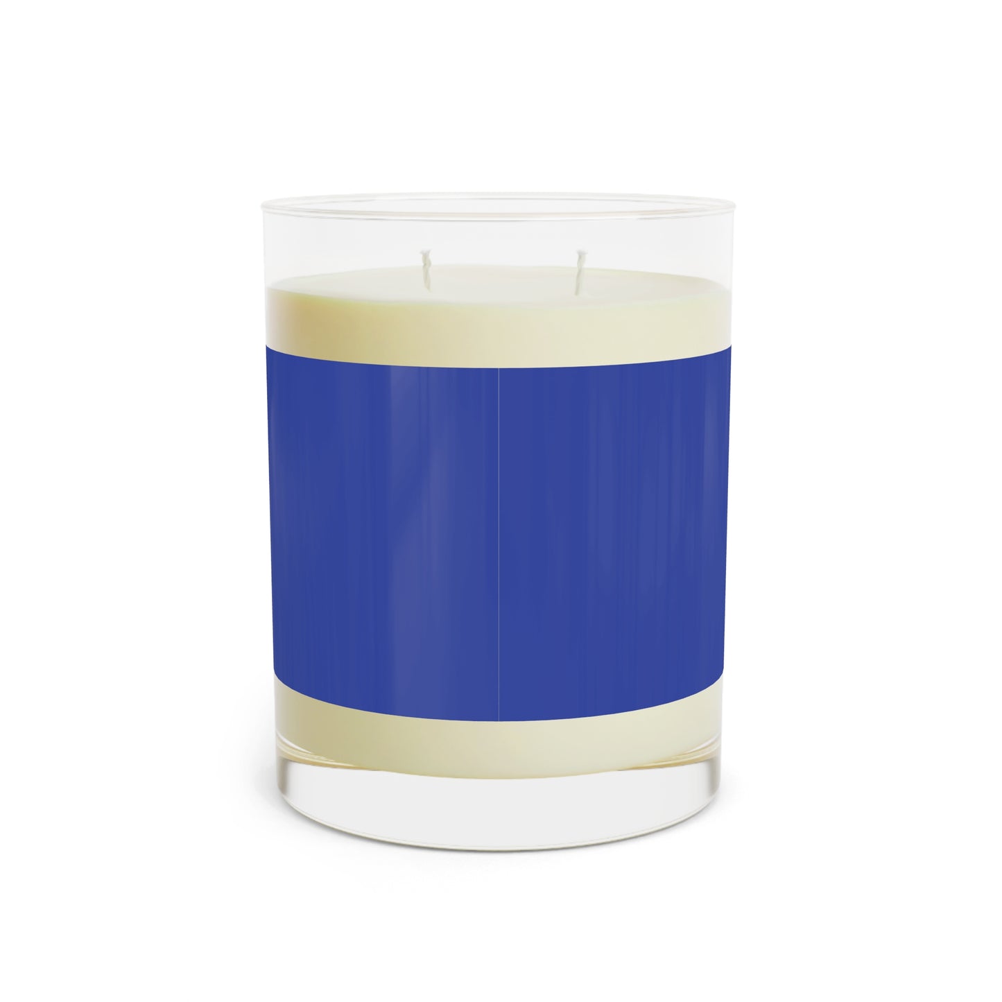 Blue & Colorful Purim Scented Glass Candle (11oz)