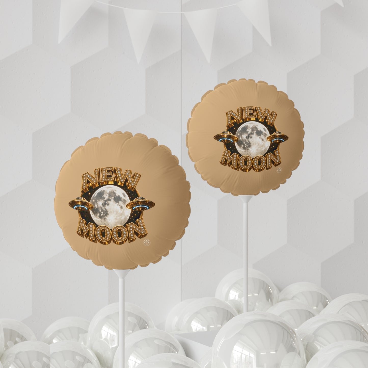 New Moon – Luna Champagne – Foil Balloon