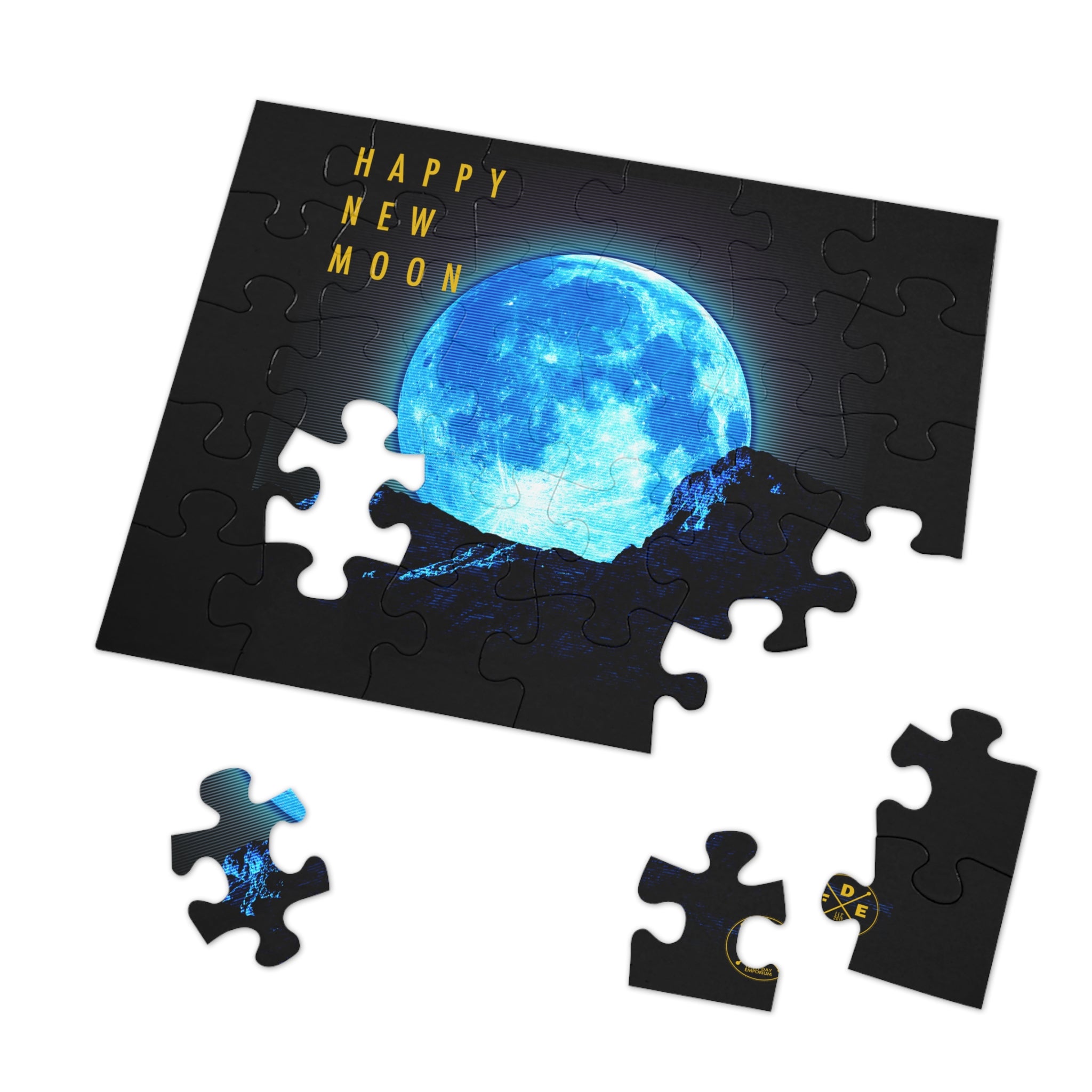 New Moon - Gold - Jigsaw Puzzle (30 or  252 -Piece)