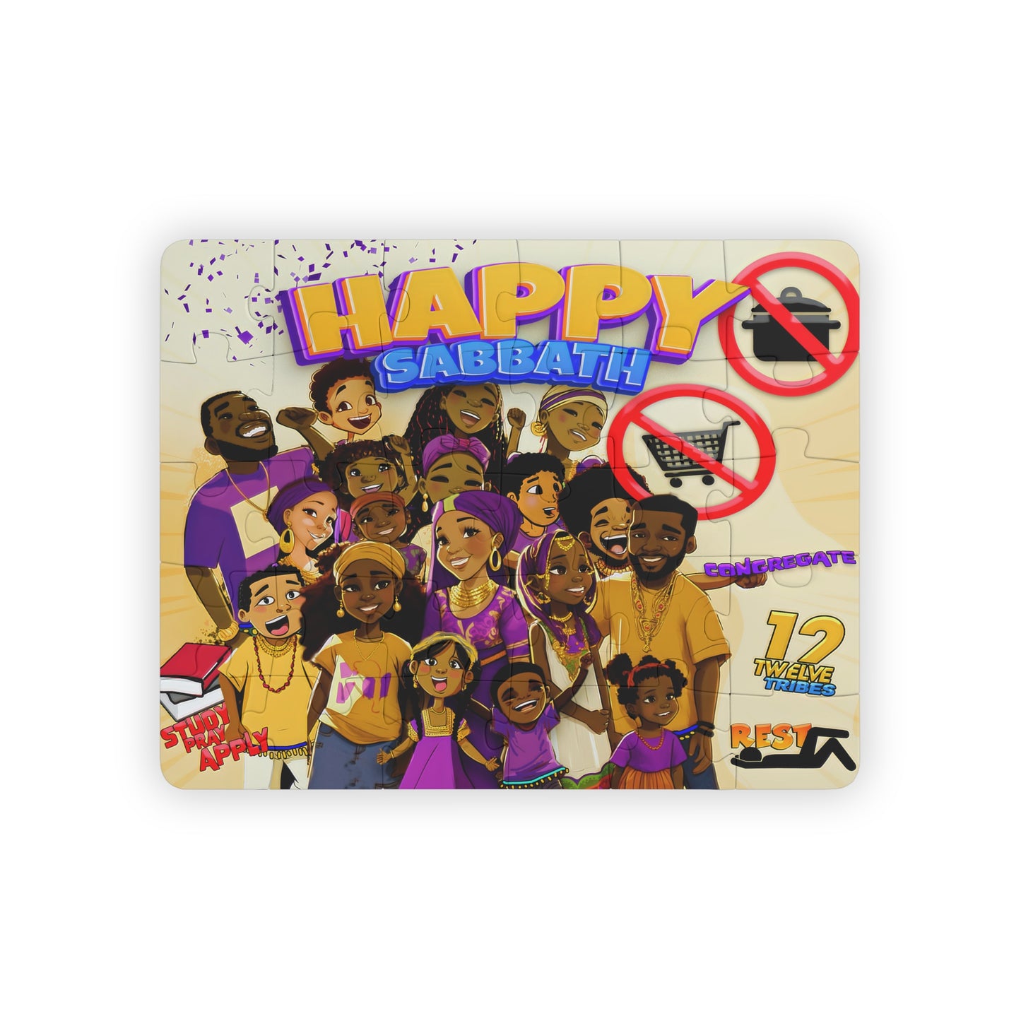 Sabbath Kids' Puzzle, 30-Piece