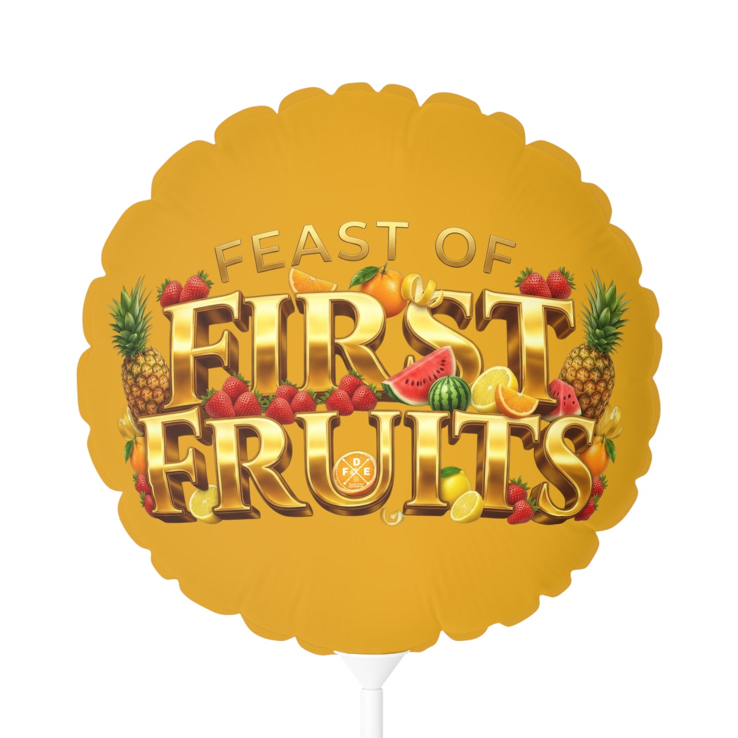 Feast of First Fruits - Golden Mango - Foil Balloon