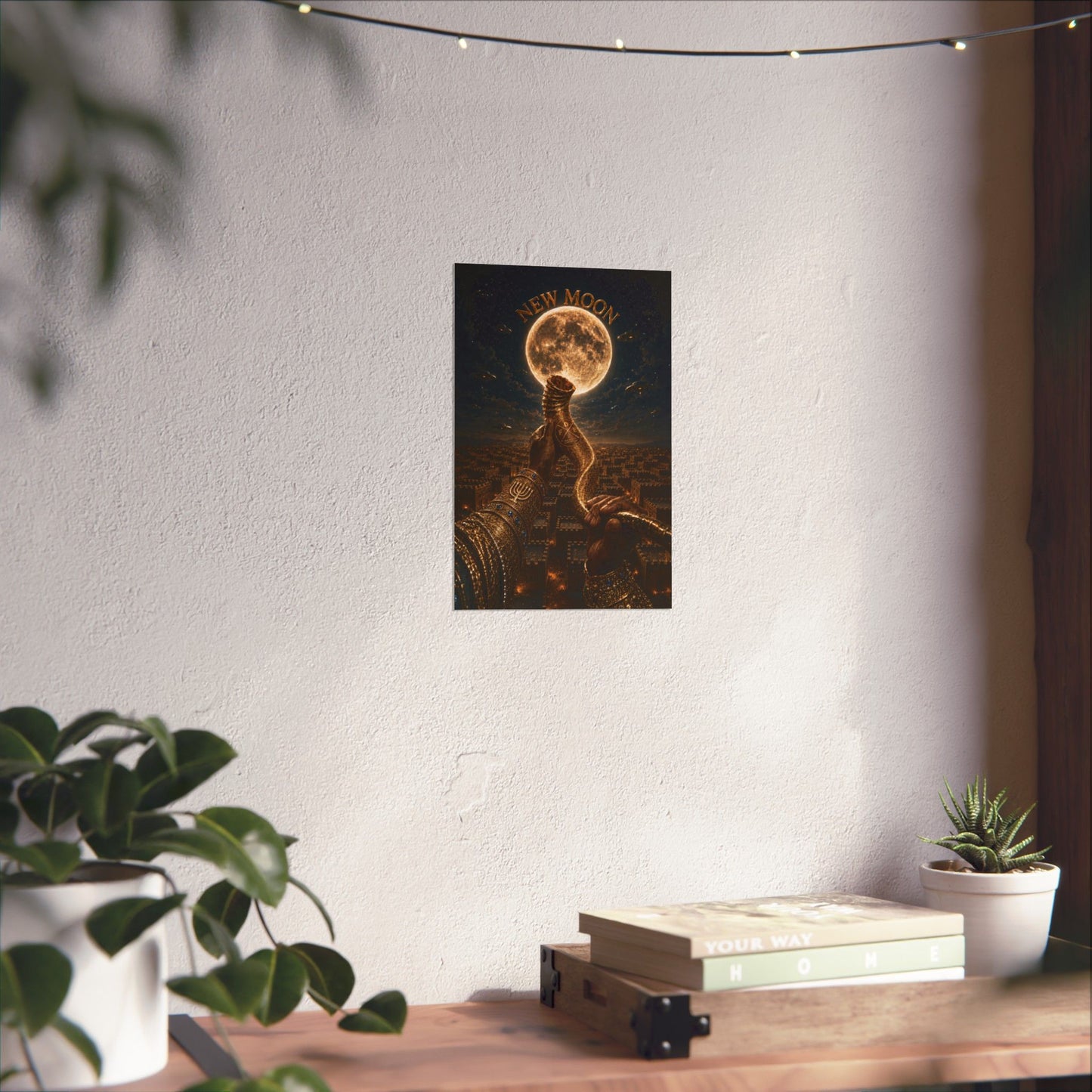 New Moon (w/ Shofar) Matte Poster