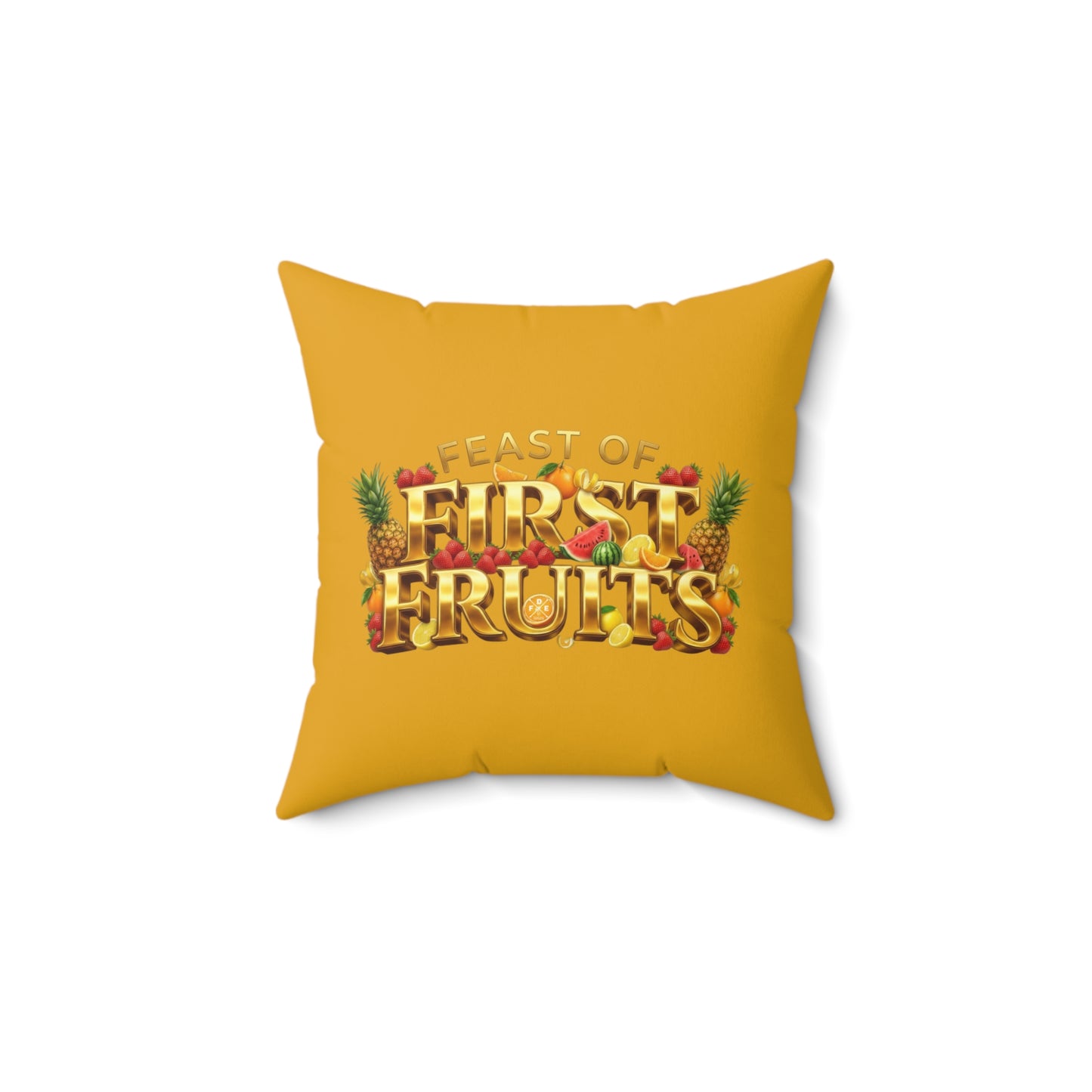 Feast of First Fruits - Golden Mango - Throw Pillow