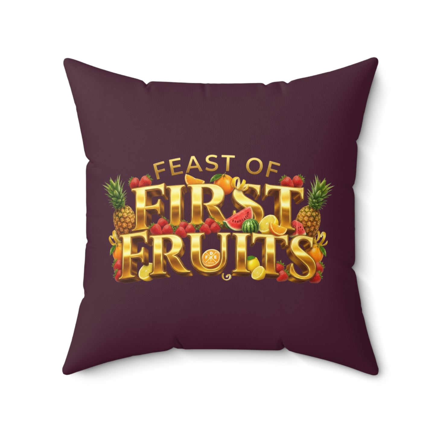Feast of First Fruits - Blackberry Plum - Throw Pillow