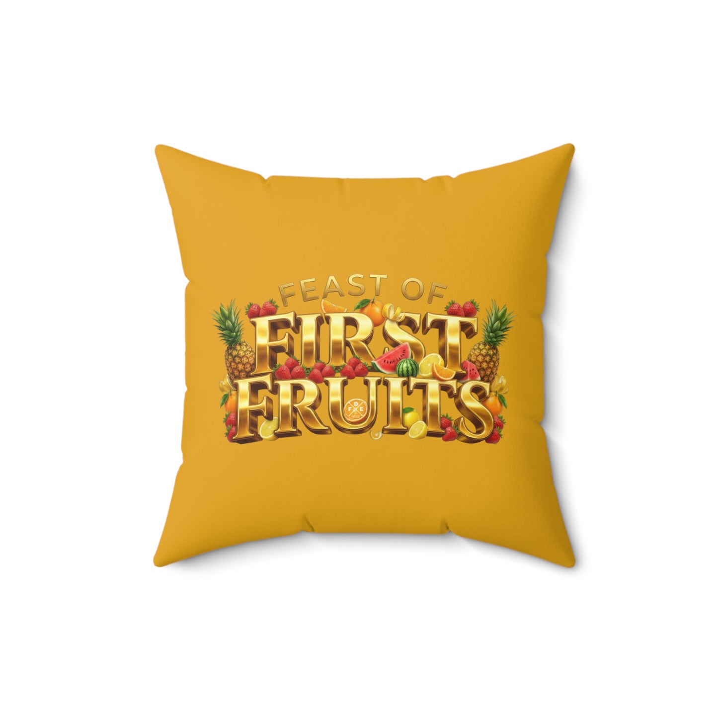 Feast of First Fruits - Golden Mango - Throw Pillow