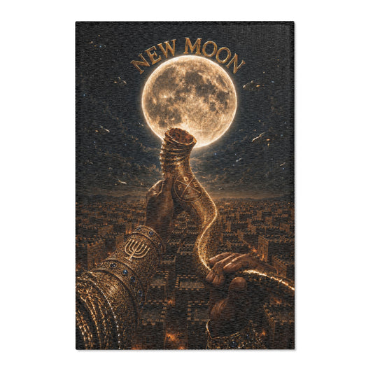 New Moon (w/ Shofar) - Area Rug