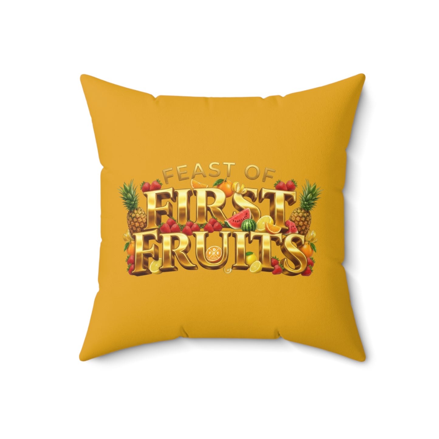 Feast of First Fruits - Golden Mango - Throw Pillow