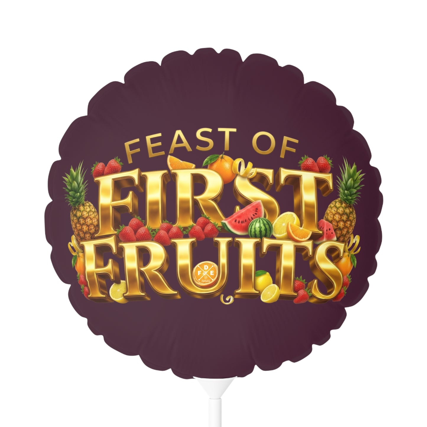 Feast of First Fruits - Blackberry Plum - Foil Balloon