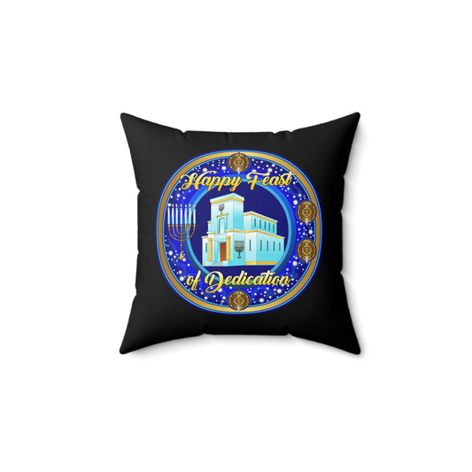 FoD - Black - Faux Suede Accent Pillow