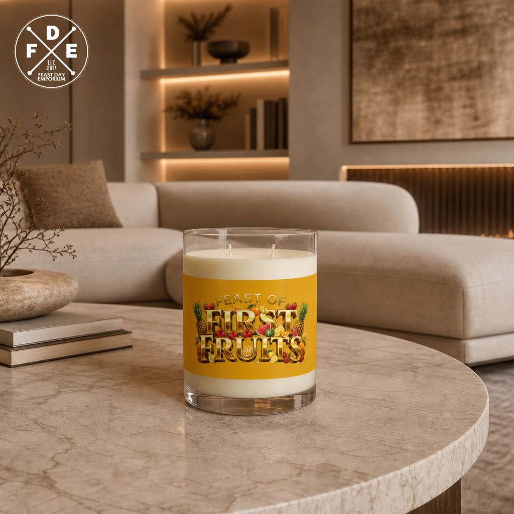 Feast of First Fruits - Golden Mango - Candle