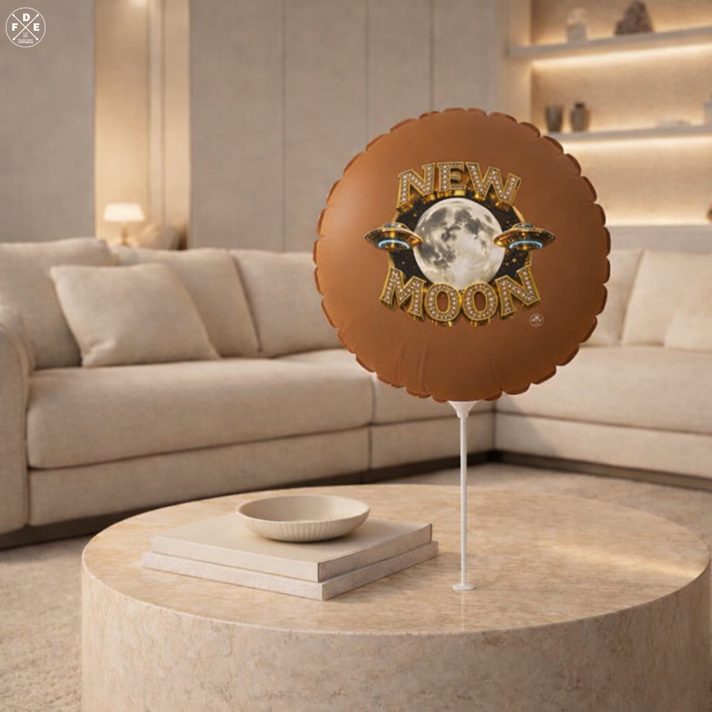 New Moon – Desert Rose Gold – Foil Balloon