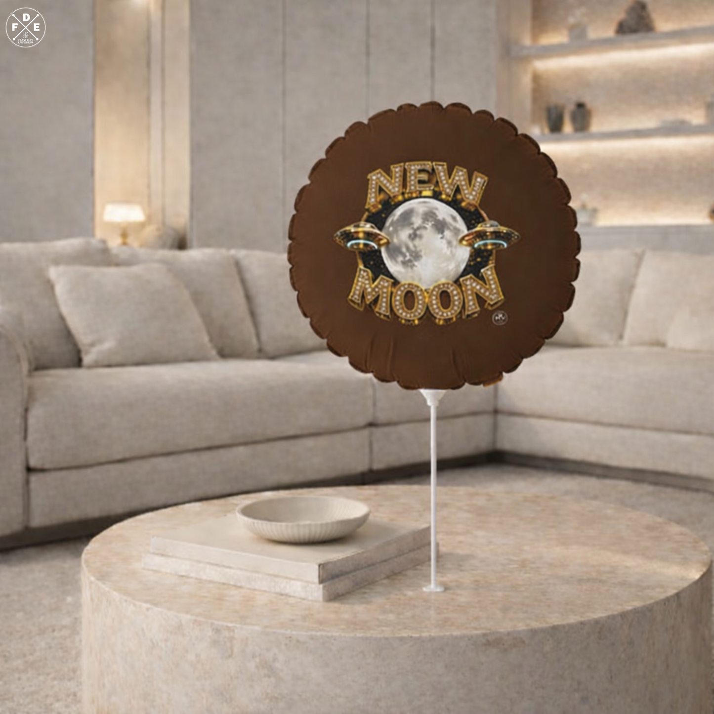 New Moon – Moonlite Bronze – Foil Balloon