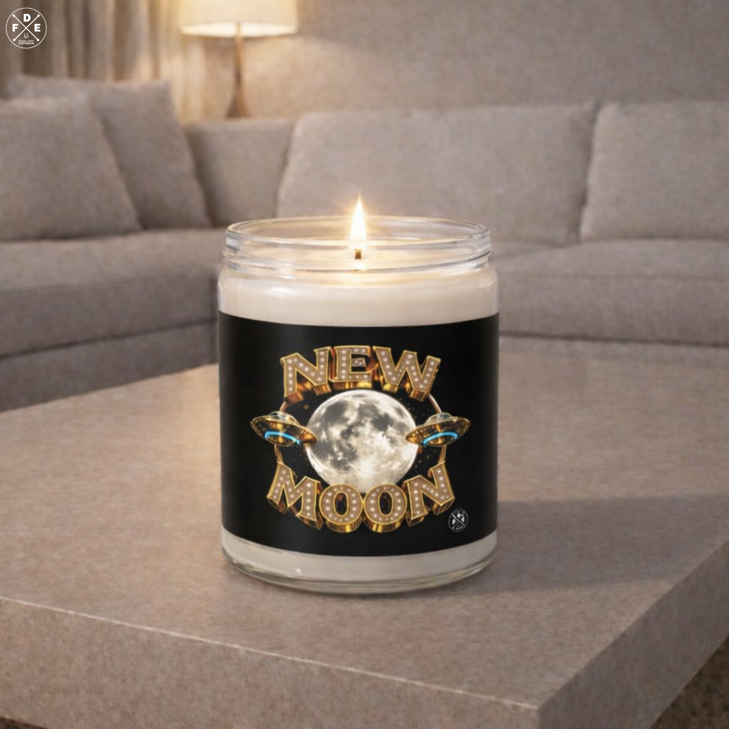 New Moon – Midnight Black – Candle