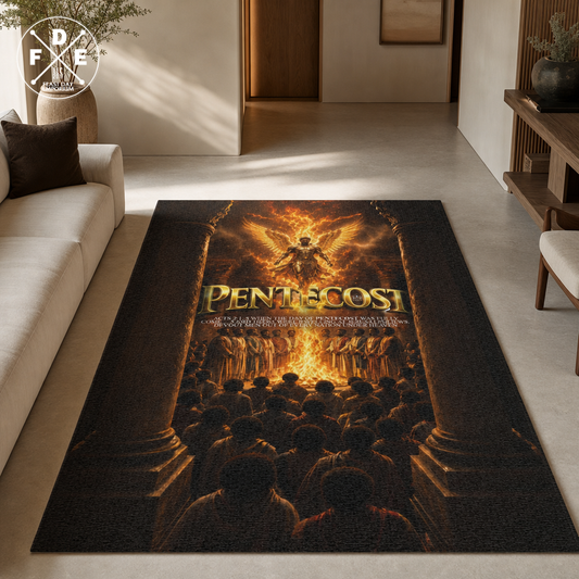 Pentecost (Acts 2:1,5) Vertical Rug